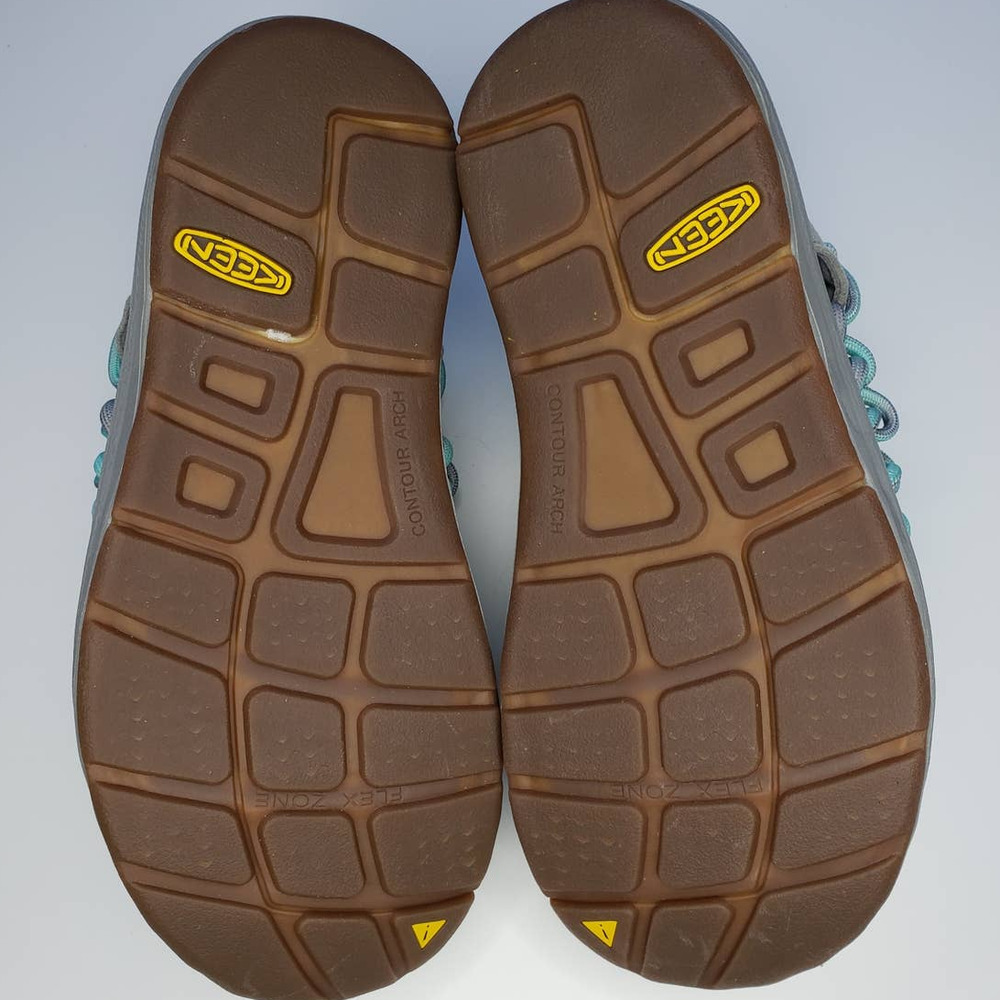 🆕 Keen Uneek Two-Cord Sandals Drizzle/Cockatoo - Picture 3 of 4